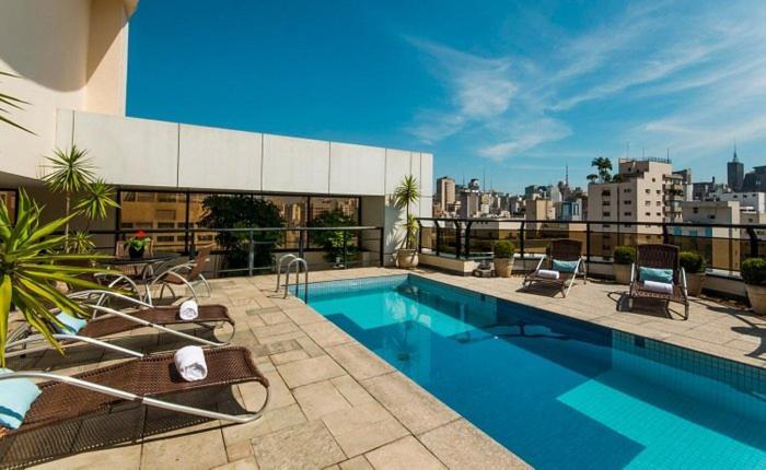 Jardins Transamerica By Mob Inn - Piscina - Academia - Ac - Wifi - Vaga São Paulo Eksteriør bilde